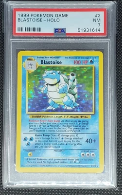 $76 • Buy 1999 Pokemon TCG BLASTOISE 2/102 HOLO Rare Base Set PSA 7 Near Mint