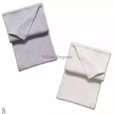 Tesco Muslin Throw - BNIP - 120 X 180cm 100% Cotton - Was £30 • £19.99