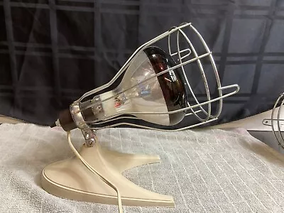 Vintage Leviton Industrial Work Light Metal Cage  • $24.95