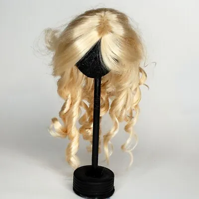 Monique Doll Gold Wig Paige Curls Size 7-8  Blonde Synthetic Mohair 1/3 BJD SD • $34.99