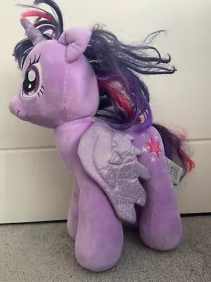 Build A Bear My Little Pony Twilight Sparkle Purple Unicorn Large Plush 18  Tall • £5