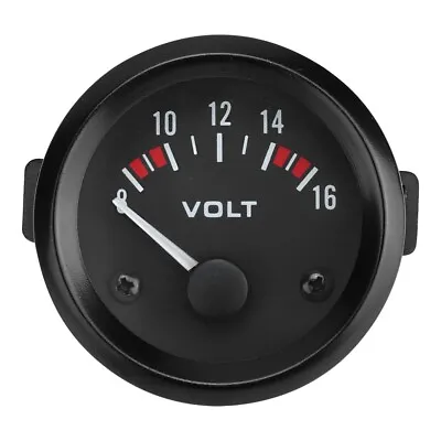 2'' 52mm Car Universal 12V Voltmeter Voltage Meter Gauge 8-16V BX100007 • £8.92