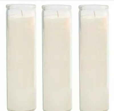 7 Day Glass Assorted Religious Candle - Velas 3 Pack • $19.99