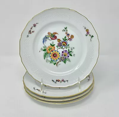 Set Of 4 MIRABELL By Kaiser W. Germany Bird  Desert Salad Plates 8” EXCELLENT • $48