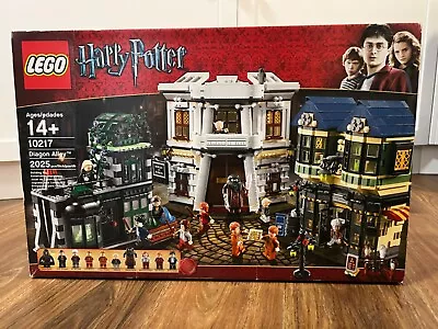 Lego Harry Potter 10217 Diagon Alley BNIB Sealed RARE Retired 11 Minifigs! • $890