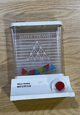 Vintage 1980s Tomy Milton Bradley Waterfuls Water Pyramid Triangles Toy Game • $30