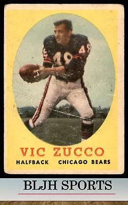 1958 Topps #36 Vic Zucco Chicago Bears   (see Pics)(1A1) • $1.79