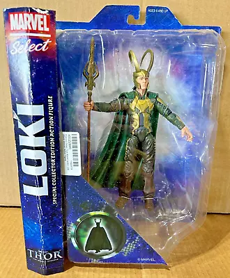 Diamond Select Toys Marvel The Avengers Select Loki Action Figure 7 In *DMG PKG • $28