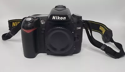 Nikon D D90 12.3MP Digital SLR Camera - Black (Body Only) • $120
