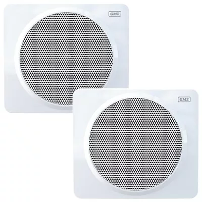 GME GS420W 80W 5  Marine Box Speakers - White • $93.85