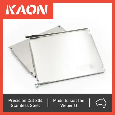  Stainless Steel Side Tables To Suit Weber BBQ Q2000 Q2200 Q200 • $133