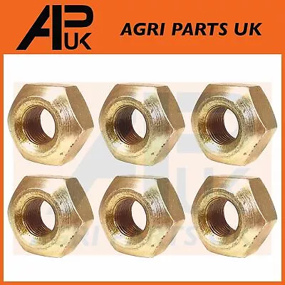 6 X Front Wheel Nut For Massey Ferguson FE35 35 35X 65 135 165 265 290 Tractor • £10.99