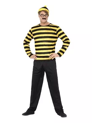 Where's Wally Odlaw Black & Yellow Book Week Outfit Costume Fancy Dress • $43.95