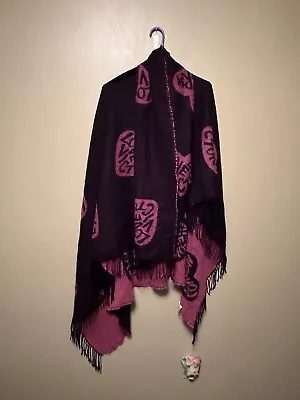 $14.99 • Buy Victoria’s Secret Black Pink Hearts Throw Blanket