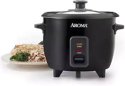 Aroma 6-Cup Pot Style Rice Cooker & Food Steamer Multi-functional Steaming Food • $19.99