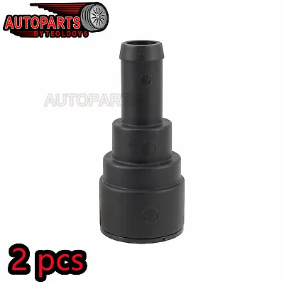 $9.27 • Buy 2 Pcs Heater Core Coolant Hose Connector For 2001-2004 Yukon XL 2500 GMC Buick
