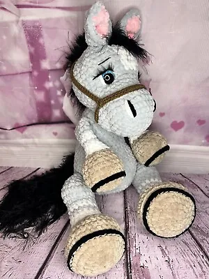 Hand Made Horse Pony Crochet  Toys Amigurumi Special Gift  Christmas Present • £50