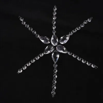  10PCS Crystal Pendant Pendant Lamp Pendant Glass Bead Chain For Home Hotel Bar • £16.58