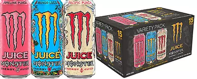 Monster Energy Juice Monster Variety Pack Pipeline Punch Mango Loco Pacific • $34.69