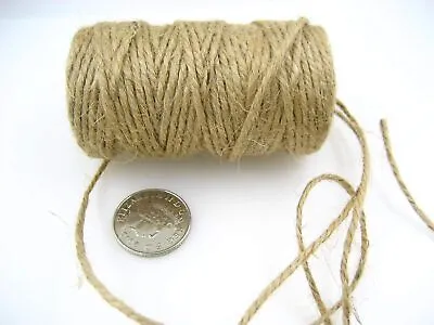 40ms Nature Color Jute Twine Tag String ECO Friendly Wedding Xmas Gift Wrapping • £4.99