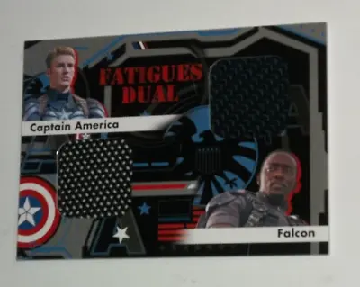 2014 Captain America Winter Soldier Fatigues Dual - Capt. America/Falcon #FD-6 • $25.76