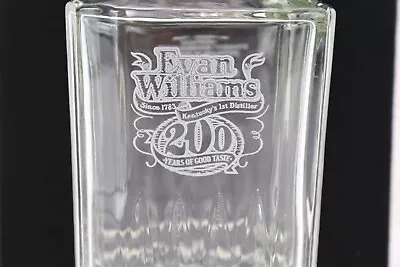 Vintage Evan Williams Decanter 200th Anniversary Limited Edition W/Stopper • $16.85