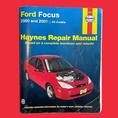 $8.49 • Buy Ford Focus 2000 And 2001 Only Haynes Repair Manual, Again Only For 2000 And 2001
