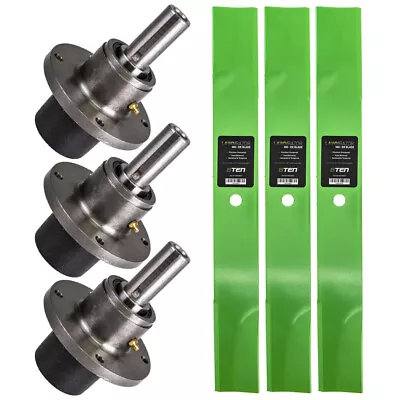 Spindle High Lift Blade Kit For Scag 61 Inch Cut 61A Deck Turf Tiger Zero Turn • $154.95