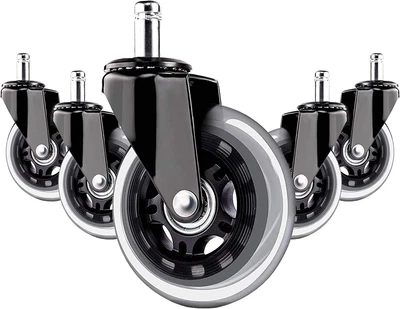 $43.09 • Buy Office Chair Wheels Replacement, 3 Inch Heavy Duty Chair Casters For All Floors 