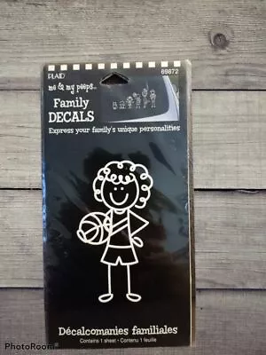 Car Decal Sticker Family Girl Basketball • $4