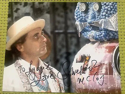£24 • Buy SYLVESTER McCOY (Dr Who) SIGNED 10 By 8 Photo + Colin Baker Signed For Free