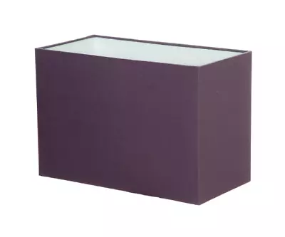 Hand Made Mauve Purple Rectangle Lampshade • £18.90