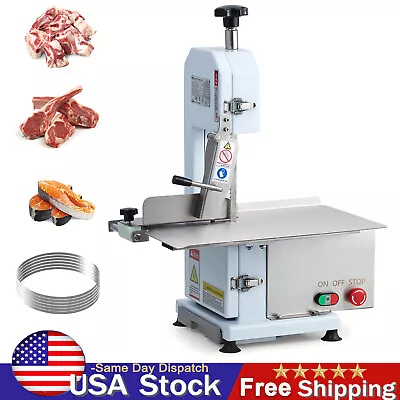 New 550W Electric Meat Bone Saw Machine Frozen Meat Bandsaw Cutter Commercial    • $343.99