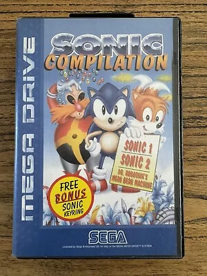 Sonic Compilation Sega Mega Drive With Manual🔥NICE CONDITION🔥 • $99