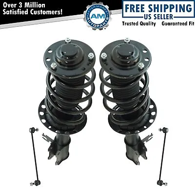 Front Suspension Kit Strut & Spring Assemblies & Sway Links For Saab 9-3 New • $229.42