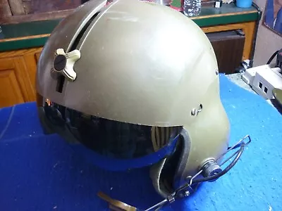 SPH4? Vietnam? Combat Used Helicopter Pilot Flight Helmet With Visor • $137.50