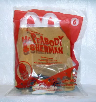 McDonald's Happy Meal Toy - Mr. Peabody & Sherman # 6  Sherman Flyer Toy 2014 • $4.95