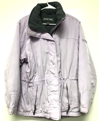 $9.25 • Buy Pacific Trail Womens Purple Full Zip Lined Jacket Coat - Size Medium