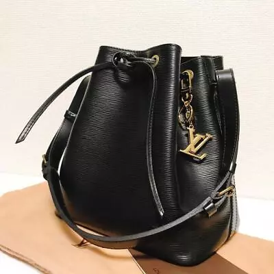 Louis Vuitton Woman Bag Epi Petit Noe Noir Black  Used JAPAN M59012 • $834.20