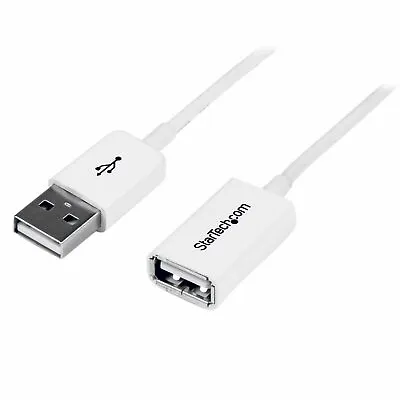 $14 • Buy Star Tech USB 2.0 Straight Extension Cable A To A 480Mbps Male To Female 3m WHT