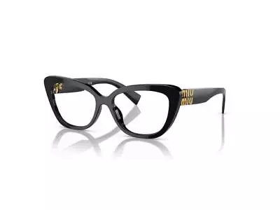 Miu Miu Eyeglasses Frame MU 05VV  1AB1O1 Black Woman • £166.22