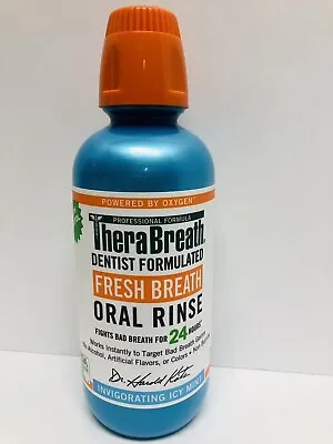 $19.30 • Buy TheraBreath Fresh Breath Oral Rinse Invigorating Icy Mint Flavor 16 OZ