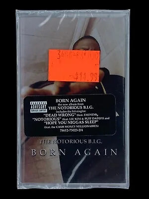 SEALED Notorious B.I.G. ‎– Born Again 1st Edition Audio Cassette US 1999 • $99.99