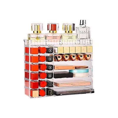 Makeup Storage Organizer Easily Organize Your Makeup And Accessories Clear ... • $25.08