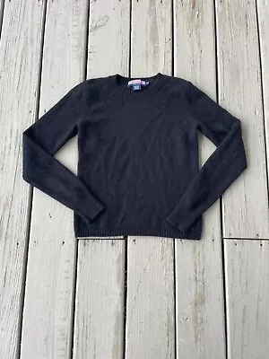 Vineyard Vines Women Extra Small Sweater Cashmere Blend Black Long Sleeve • $16.15