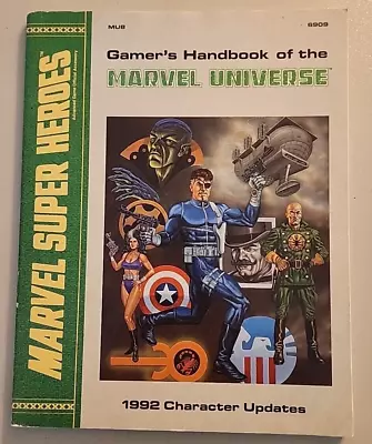 Marvel Super Heroes TSR-  Gamer's Handbook Of The Marvel Universe 1992 Update • $30