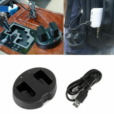 $18.03 • Buy Lcd Dual Usb Battery Charger For SONY NP-FW50 NEX 7 5 5T 5N 3 A5000 A6300 A7 A7R
