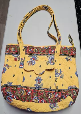 Vera Bradley Hope Yellow Petite Villager Shoulder Bag • $29.97