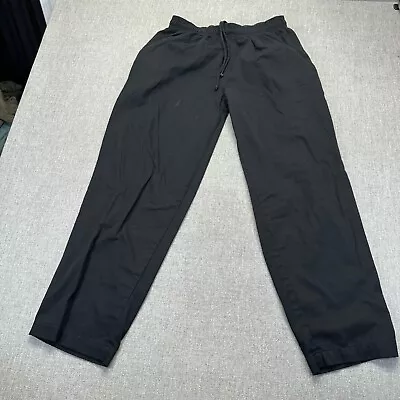 Chef Works Pants Mens Large Straight Black Workwear Kitchen Cook • $15.10