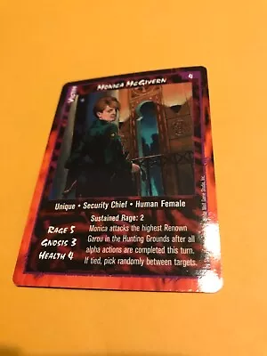 MONICA McGIVERN : RAGE 1998 LOFR CCG Sept Card White Wolf Werewolf TCG Victim  • $6.75